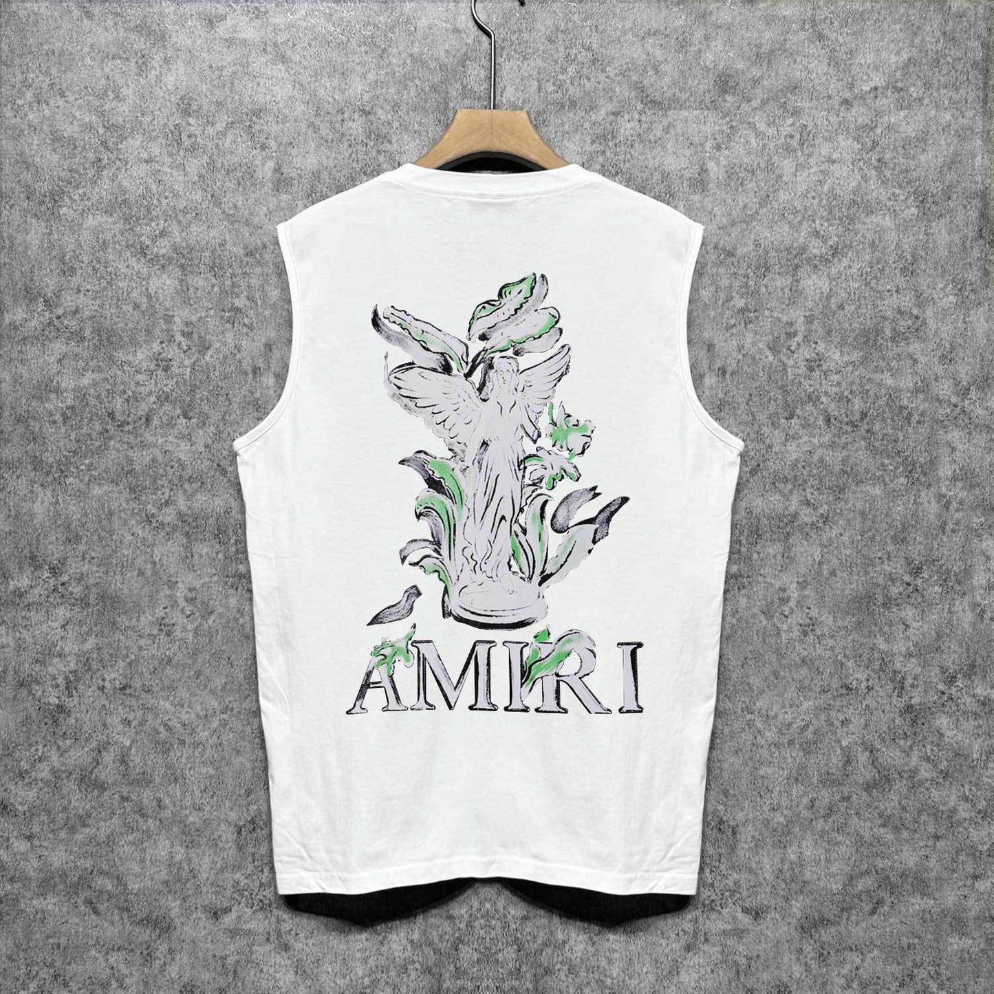 Amiri tank top angel printing