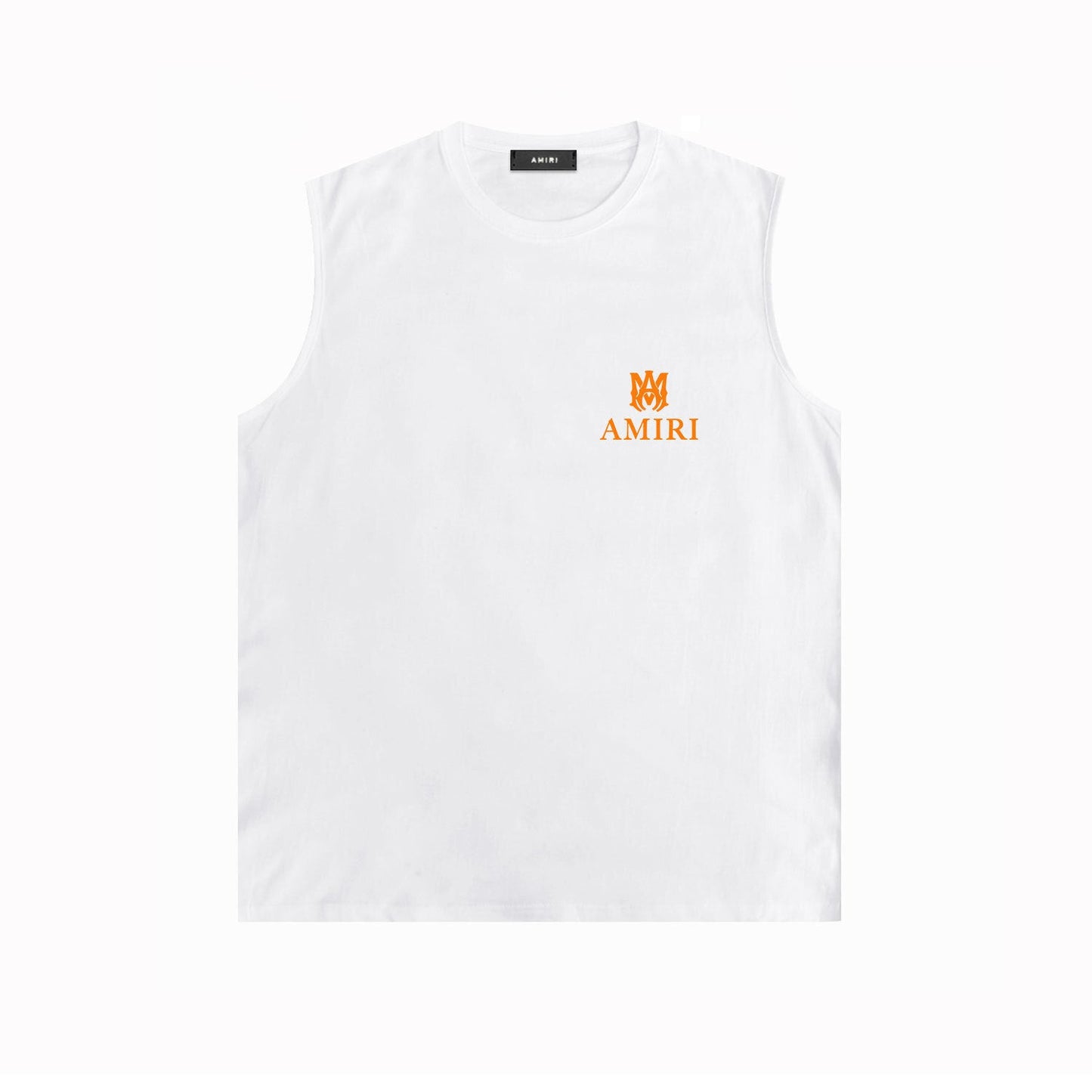 Amiri tank top small spider letter horizontal stripprinting