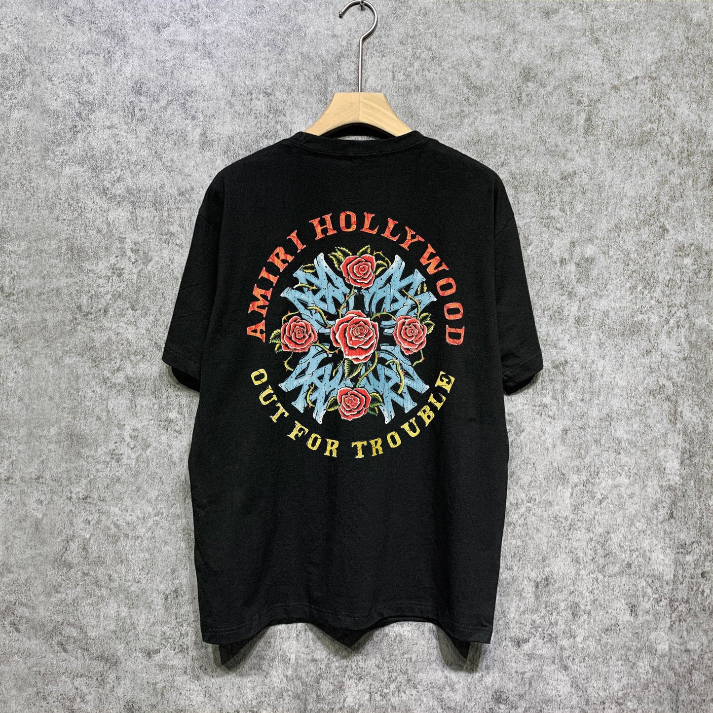 Amiri t shirts floral print short sleeve