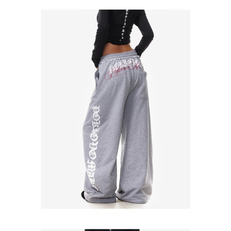 Womens casual pants retro women loose