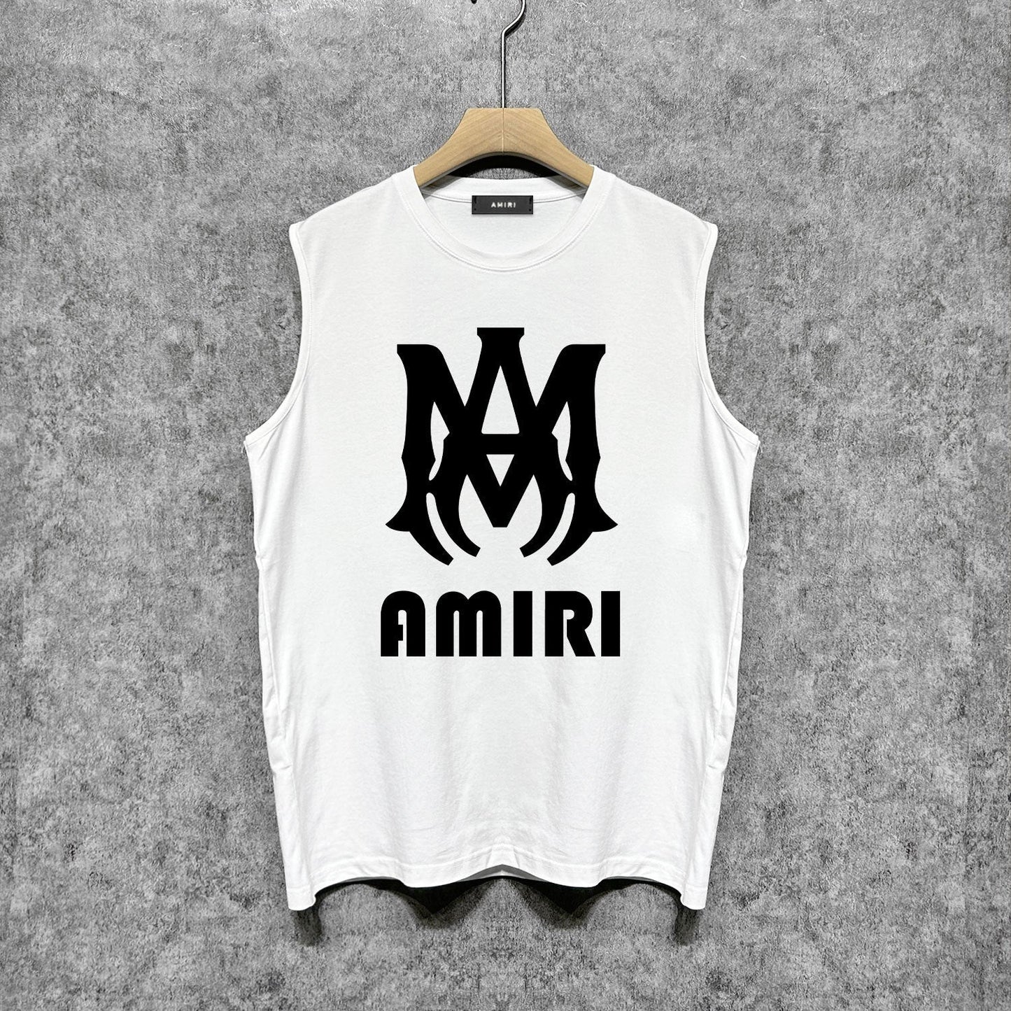 Amiri tank top cashew flower large simple logo printing
