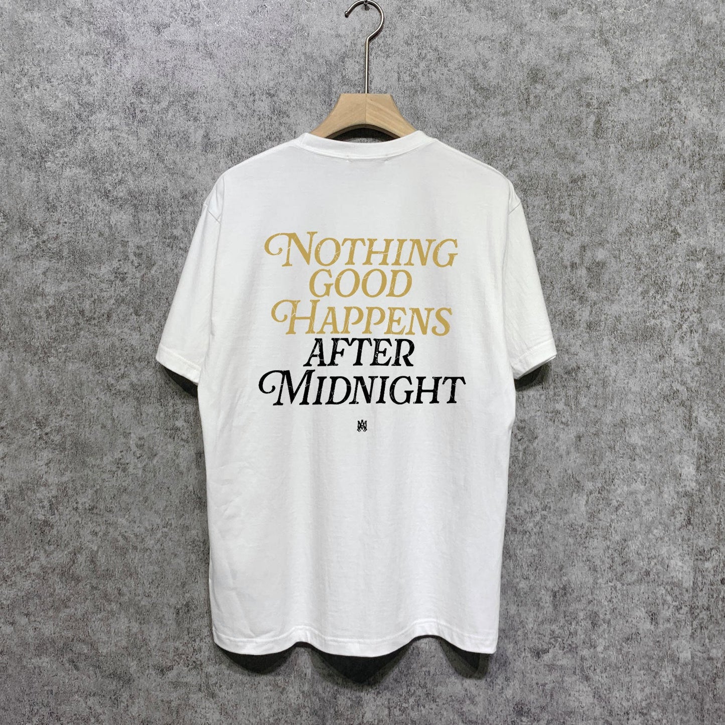 Amiri t shirts earth letter printing short sleeve