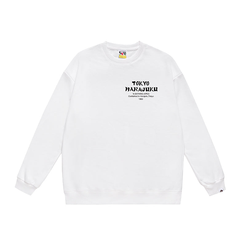 Bathing ape Crew neck sweatshirt