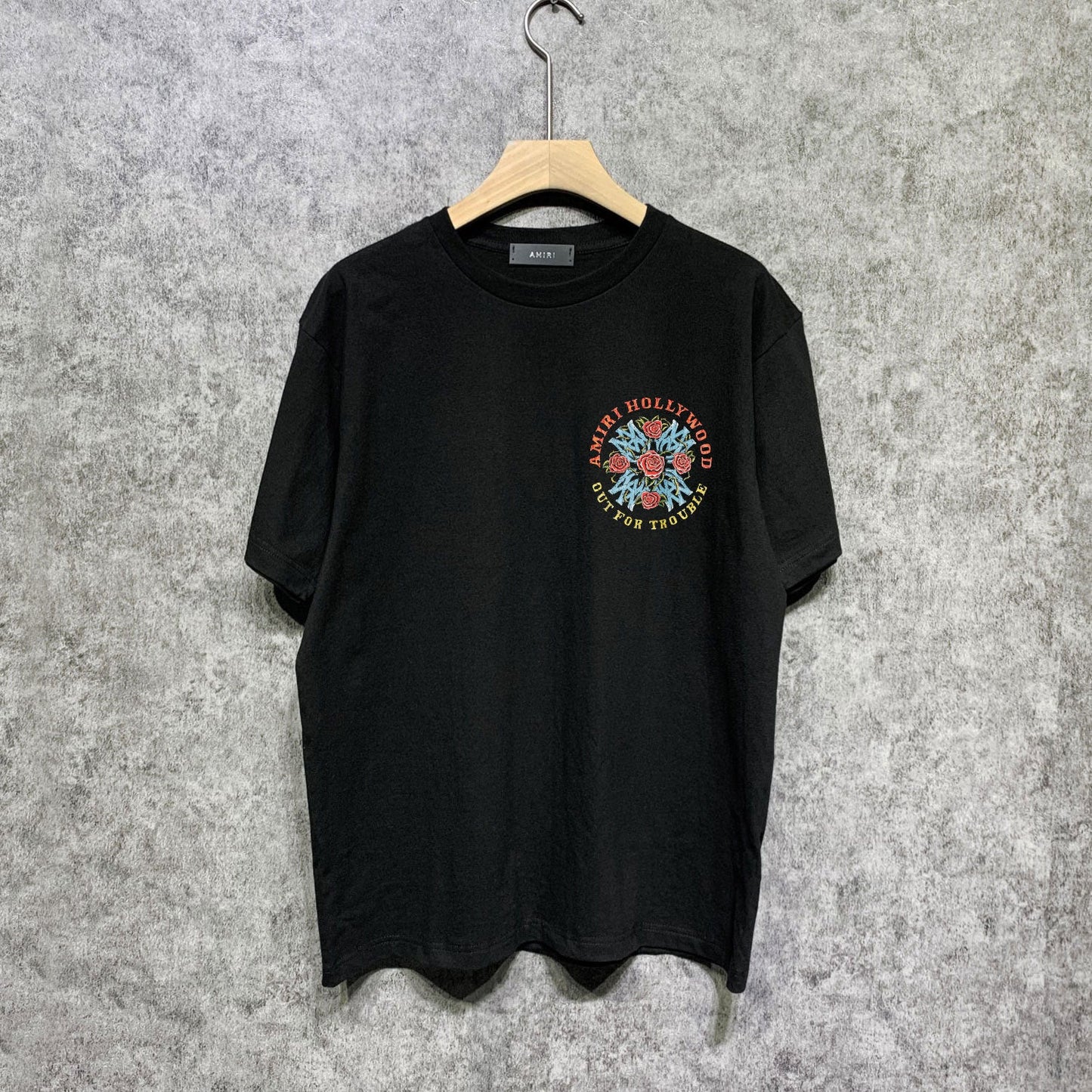 Amiri t shirts floral print short sleeve