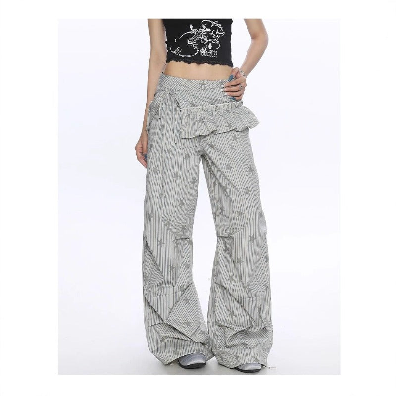 Women casual pants y2kretro women's scimitar pants
