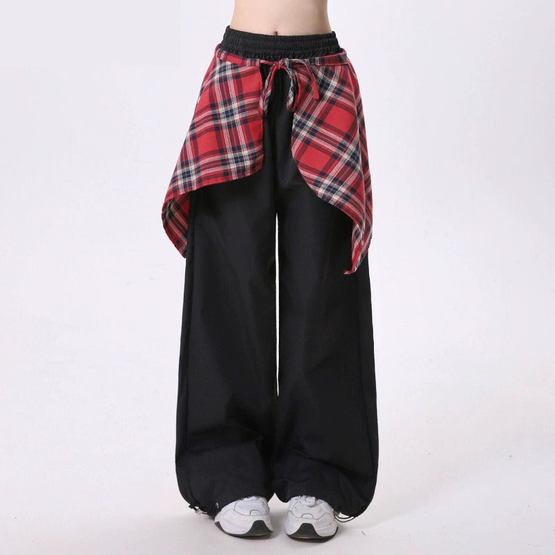 Women casual pants women summer own fart curtain retro loose