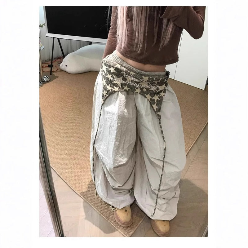 Women casual pants retroloose