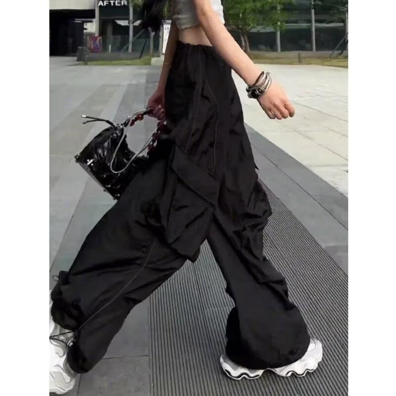 Women casual pants women's summer quick-drying drawstring pants