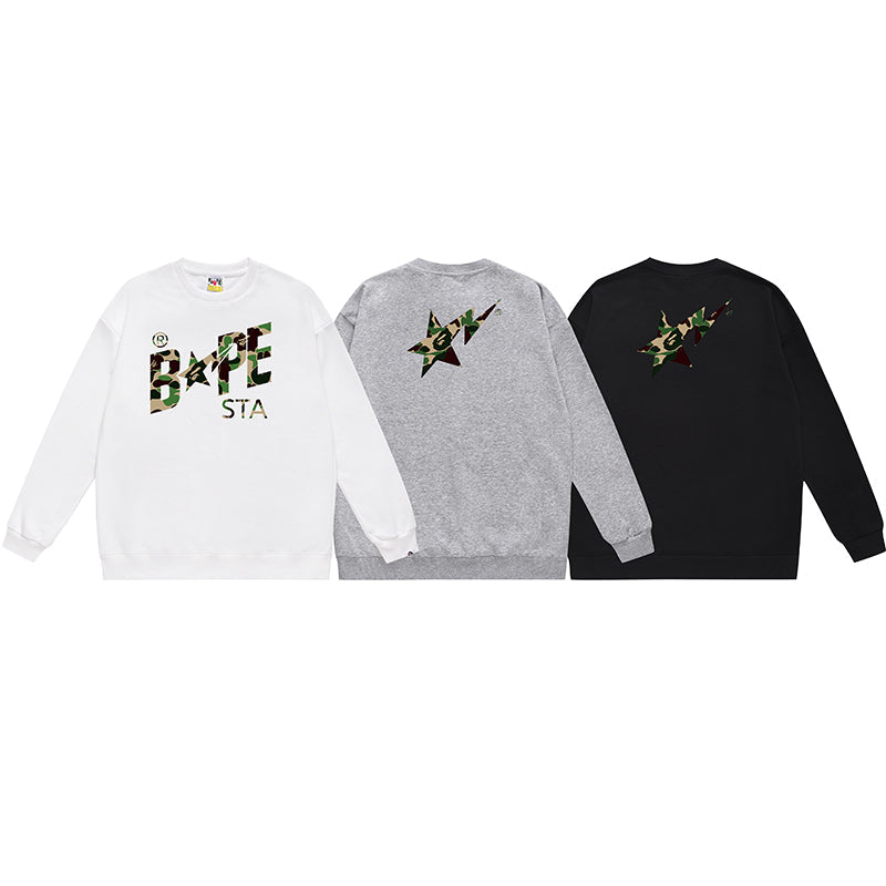 Bathing ape Crew neck sweatshirt