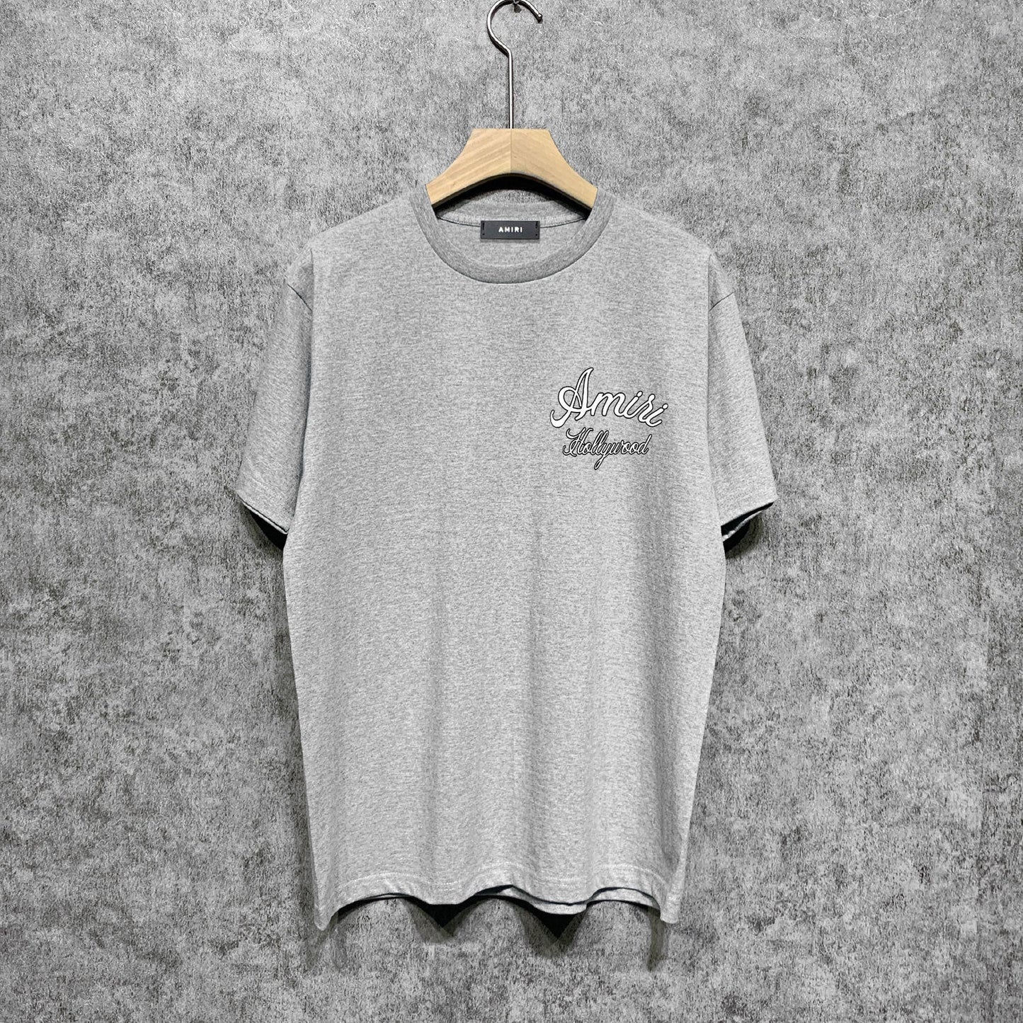 Amiri t shirts letter padded printing short sleeves