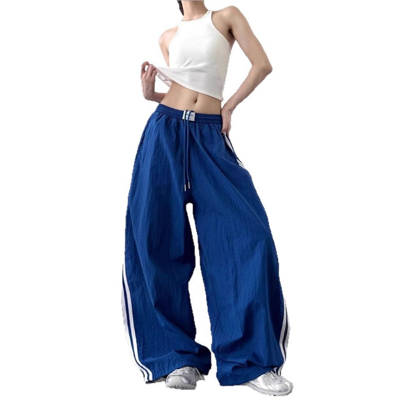 Women casual pants hiphop casual pants summer super loose quick-drying sports overalls