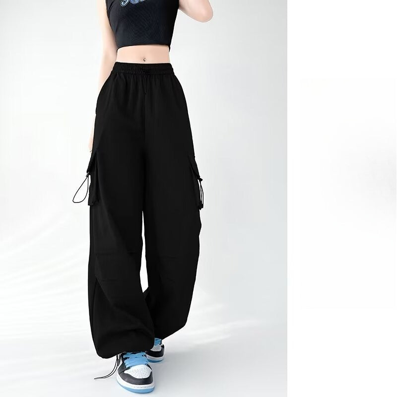 Women casual pants retro spring summer loose