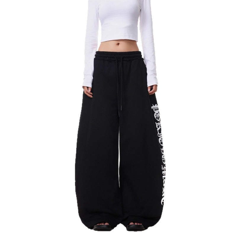 Womens casual pants retro women loose