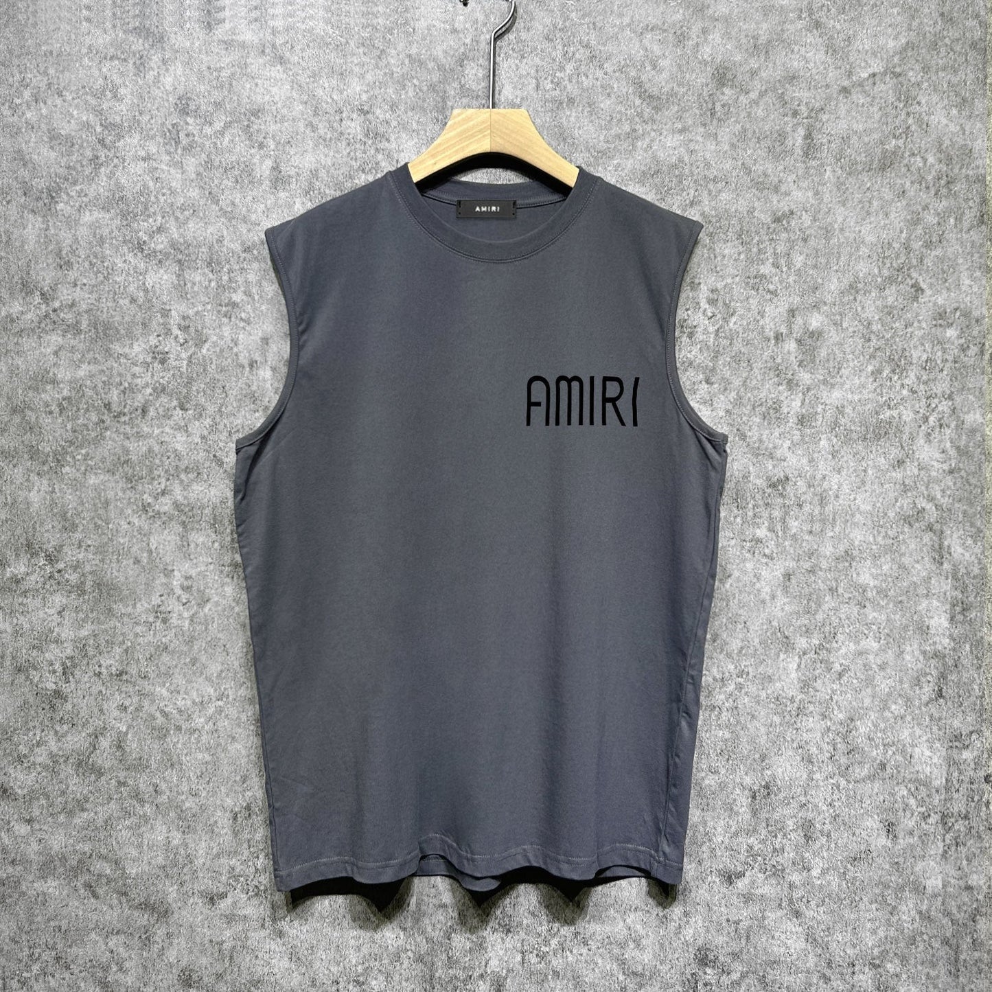 Amiri tank top mottled spider print