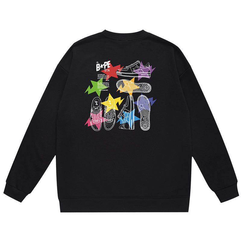 Bathing ape Crew neck sweatshirt