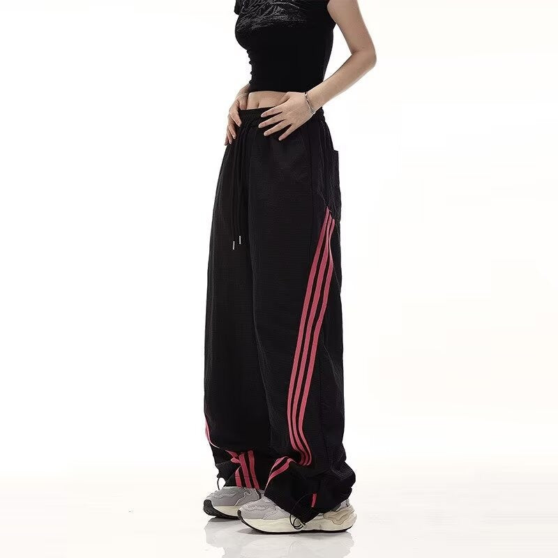 Women casual pants stripesloosesummer thin section