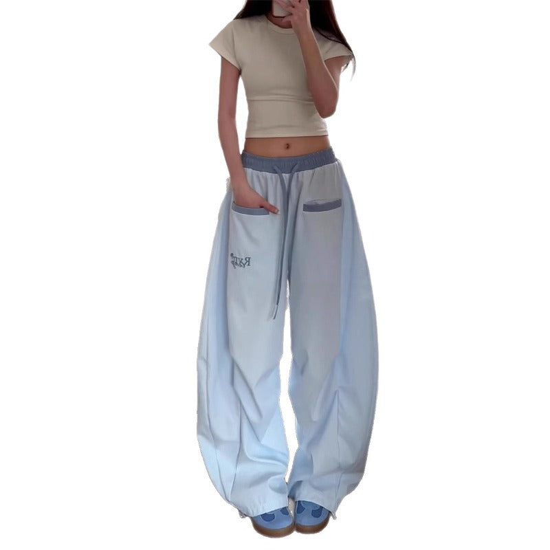 Women casual pants summer loose wide leg pants