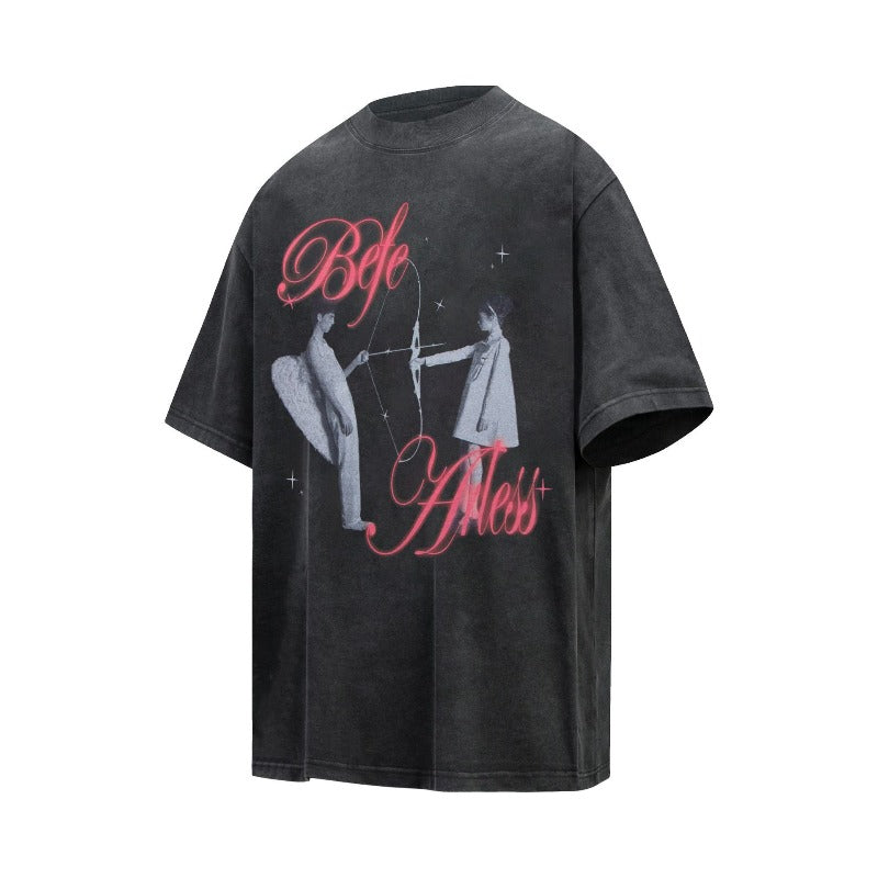 Men's t-shirts: american streetwear retro character graphic design, relaxed fit, premium quality, unisex short sleeve tee