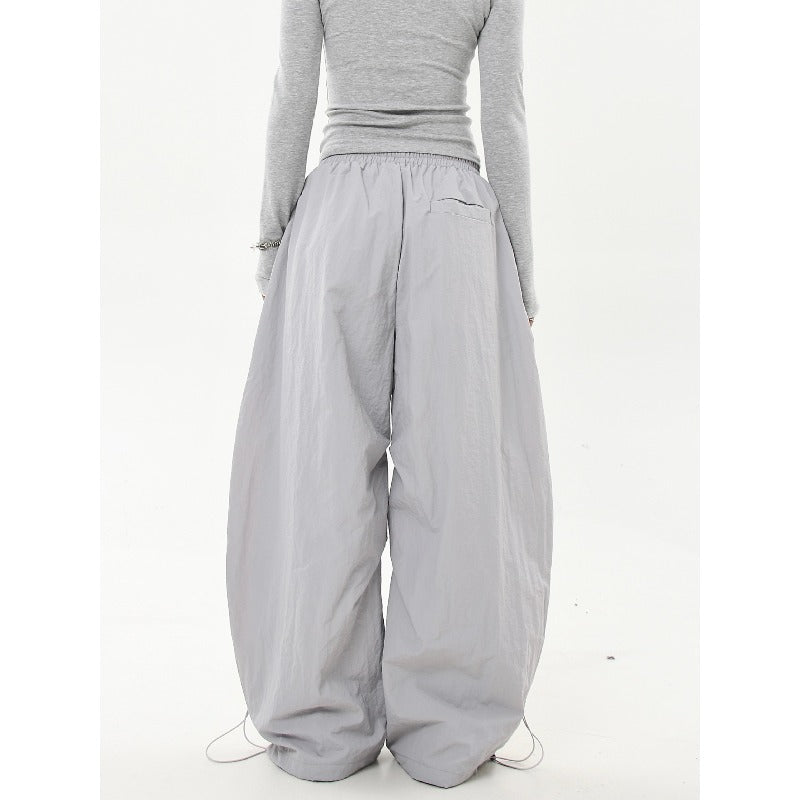 Women casual pant letter embroiderretro