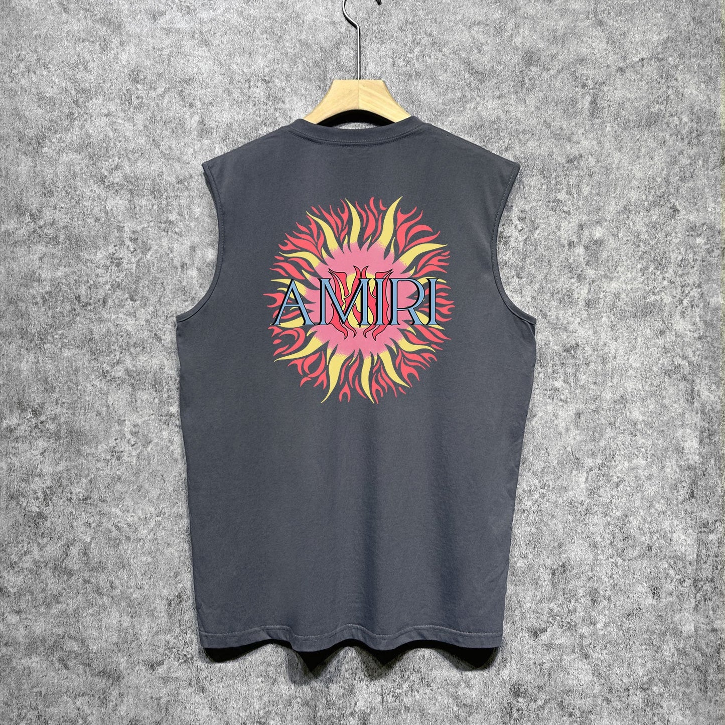 Amiri tank top colorful sun print