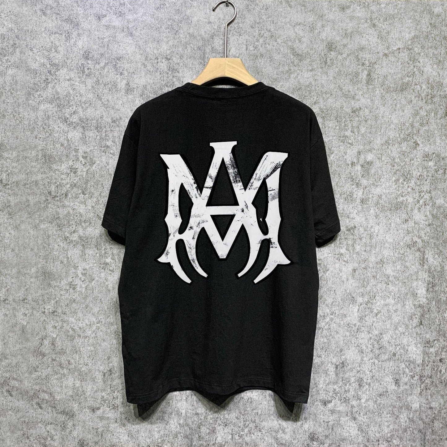 Amiri t shirts spider printing short sleeve