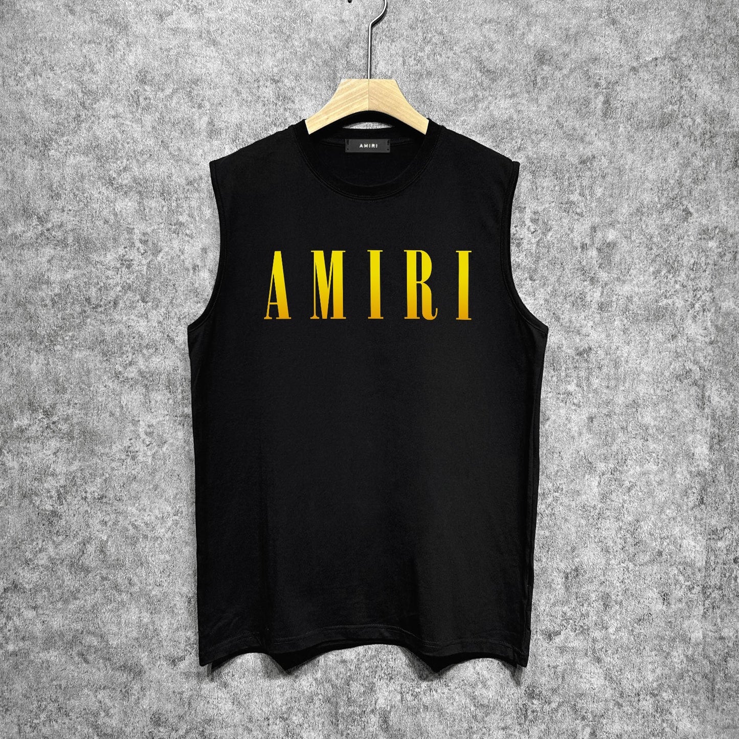 Amiri tank top gradient simple letter printing