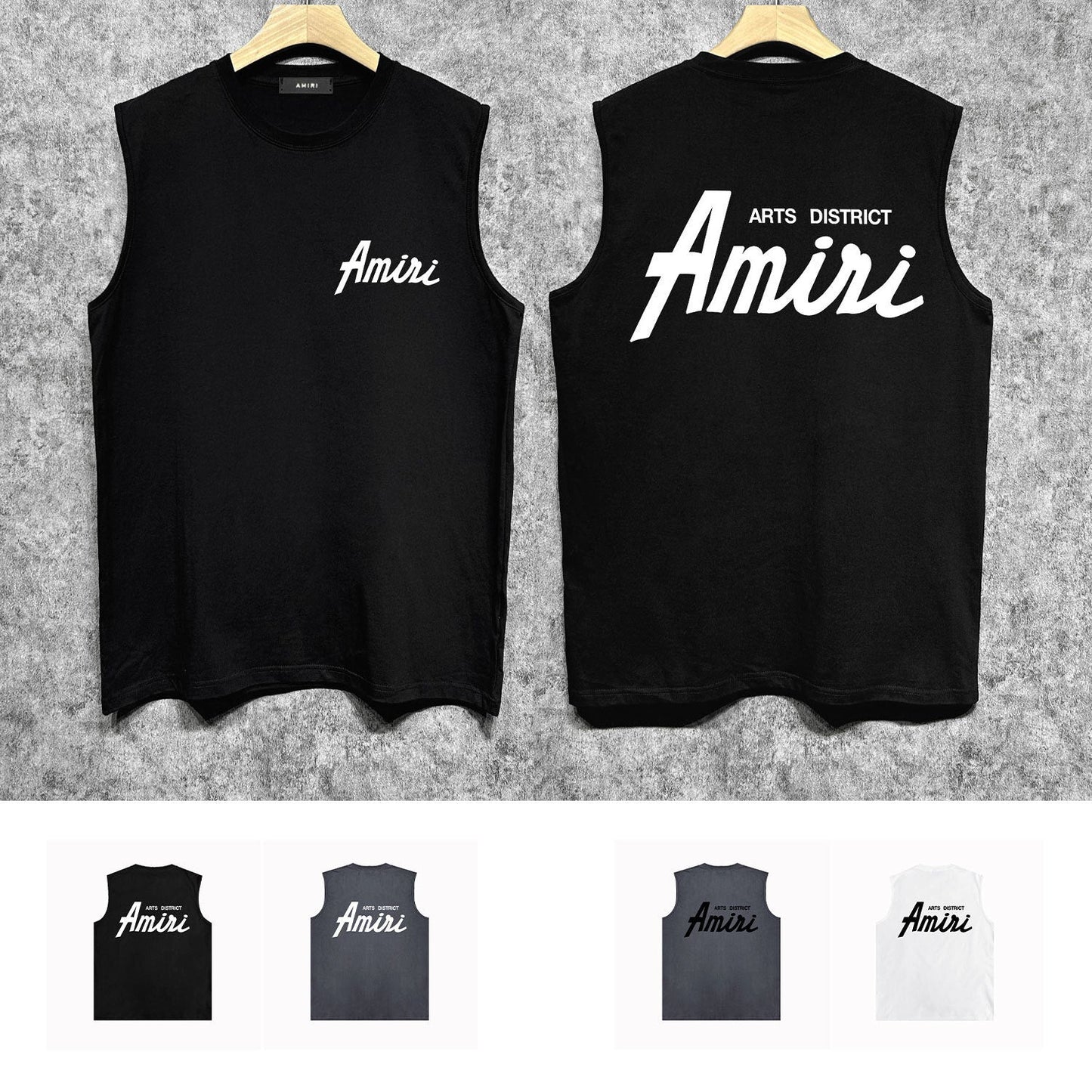 Amiri tank top pure letterprinting