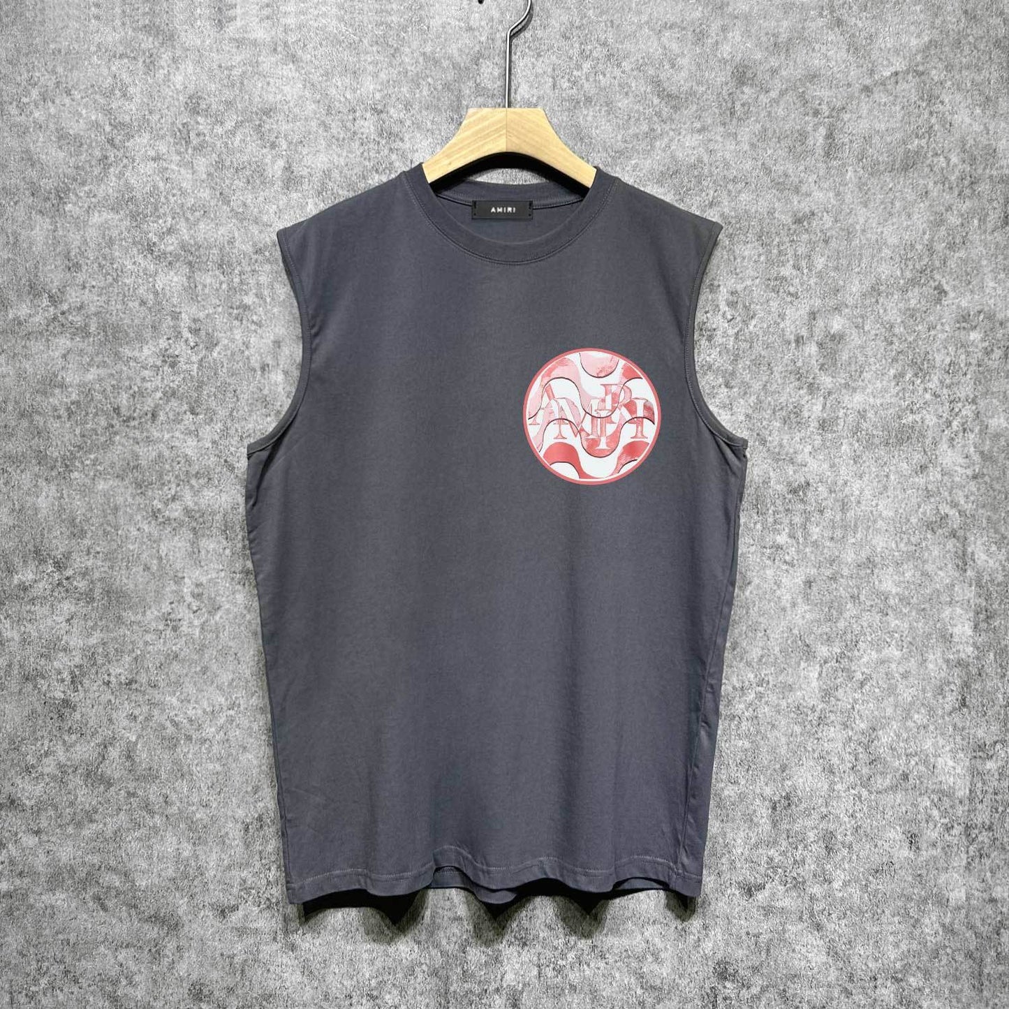 Amiri tank top circle sketch printing