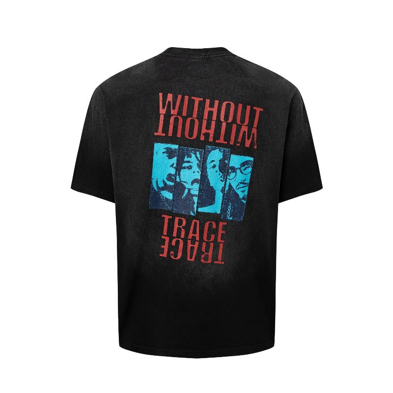 Men's t-shirts: american streetwear summer unisex distressed graphic design slim fit premium short sleeve tee