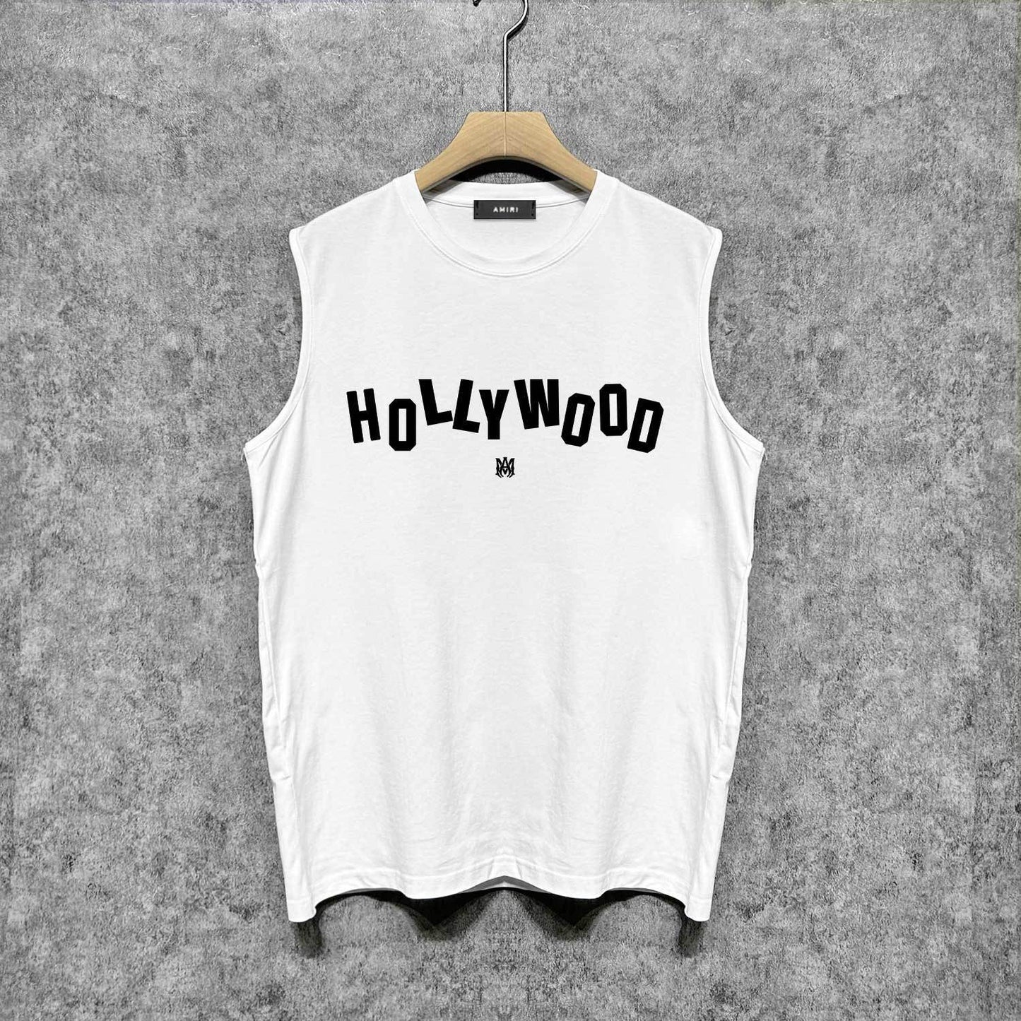 Amiri tank top hollywood letterprinting