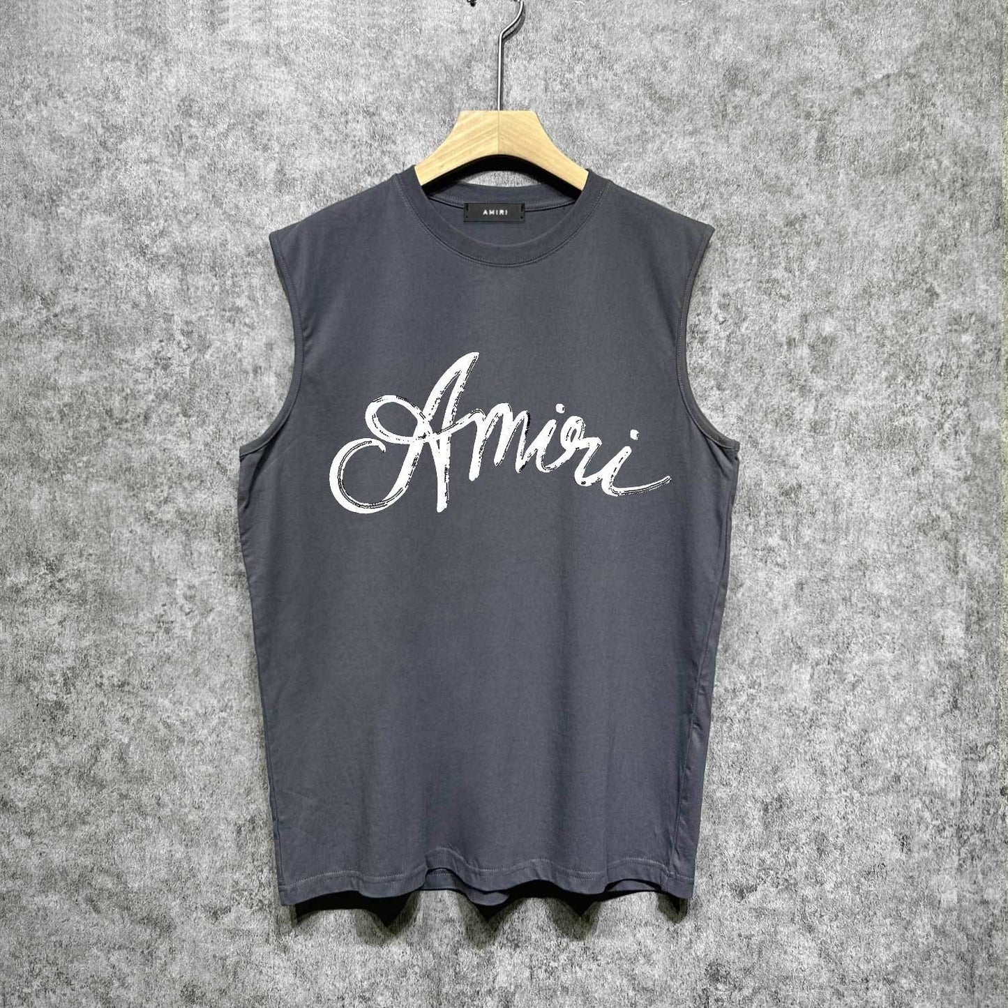 Amiri tank top with snake letter printing