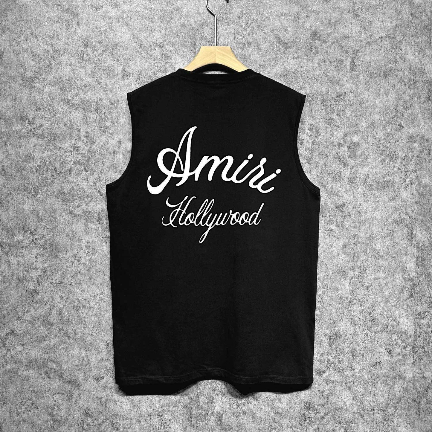 Amiri tank top letter padded printing