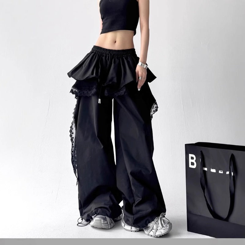 Women casual pants women loose wide leg pants