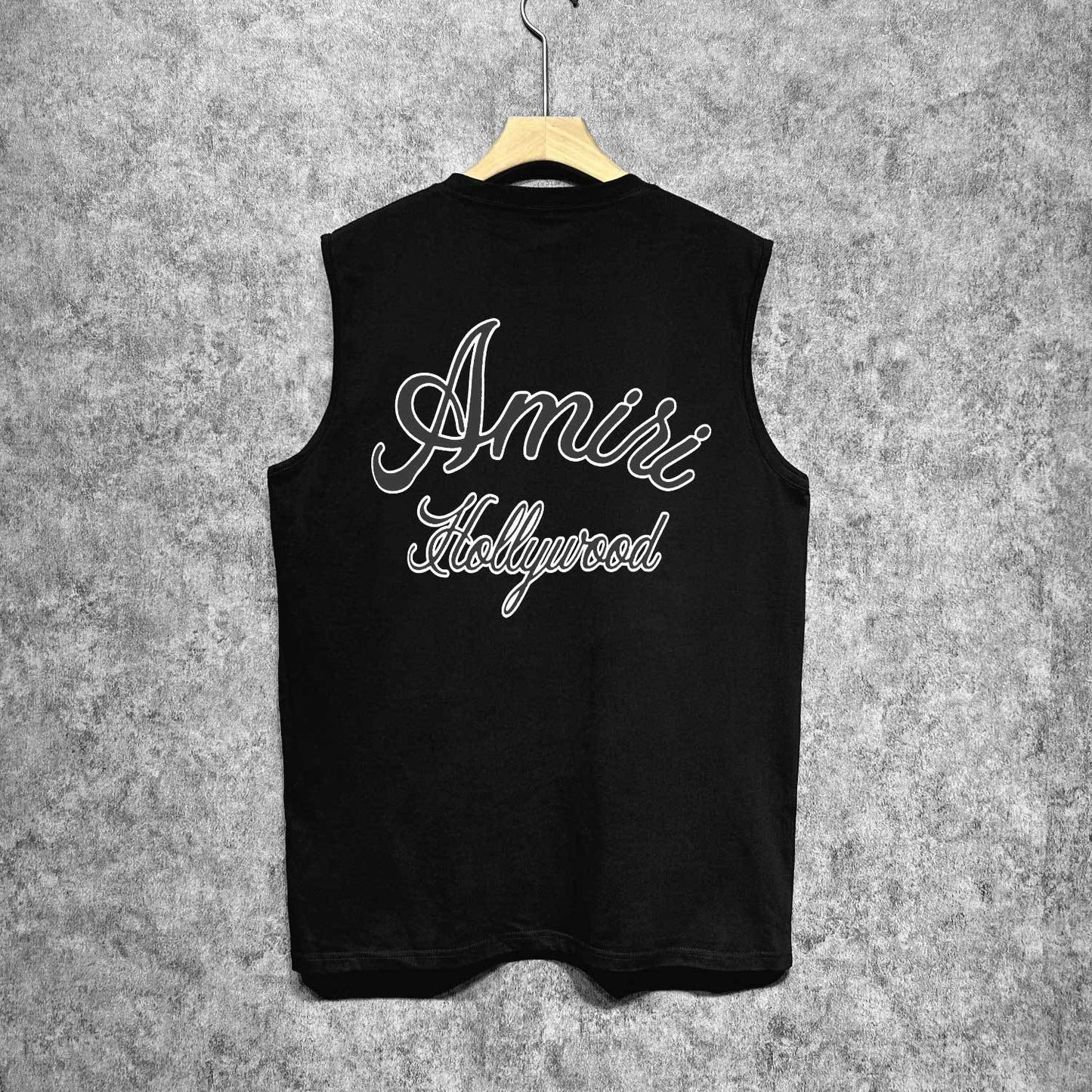 Amiri tank top letter padded printing