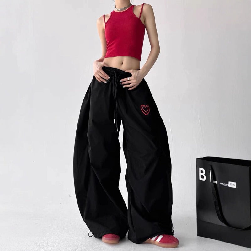 Womens casual pants loose quick-drying paratrooper pants