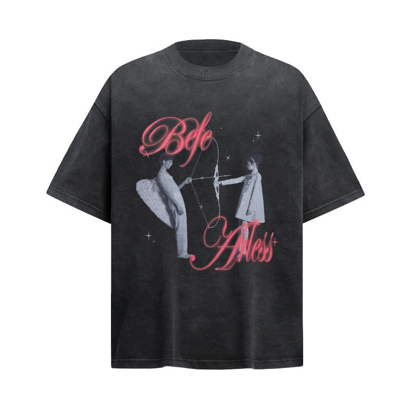 Men's t-shirts: american streetwear retro character graphic design, relaxed fit, premium quality, unisex short sleeve tee