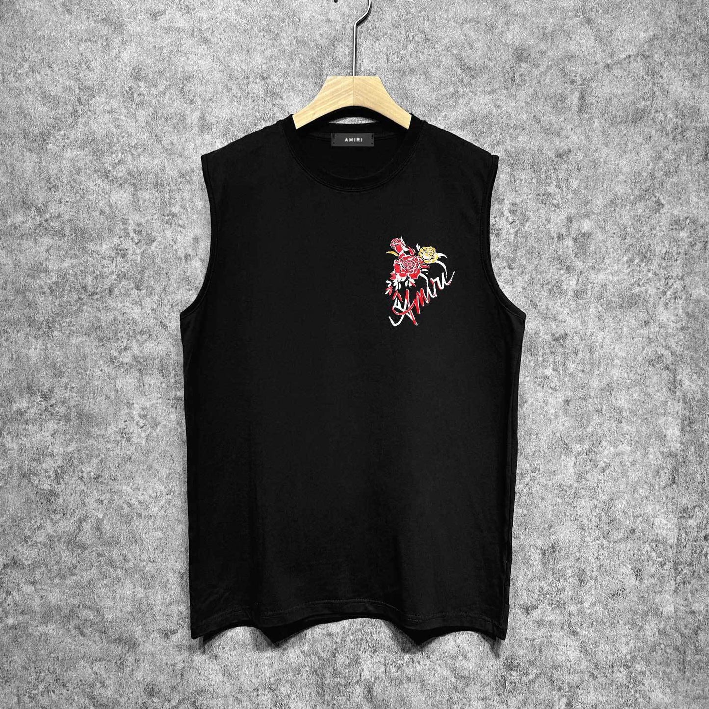 Amiri tank top flower printing