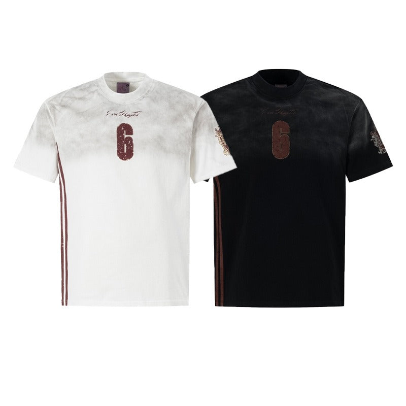 Mens T Shirts Summer Hand Spray Dirty