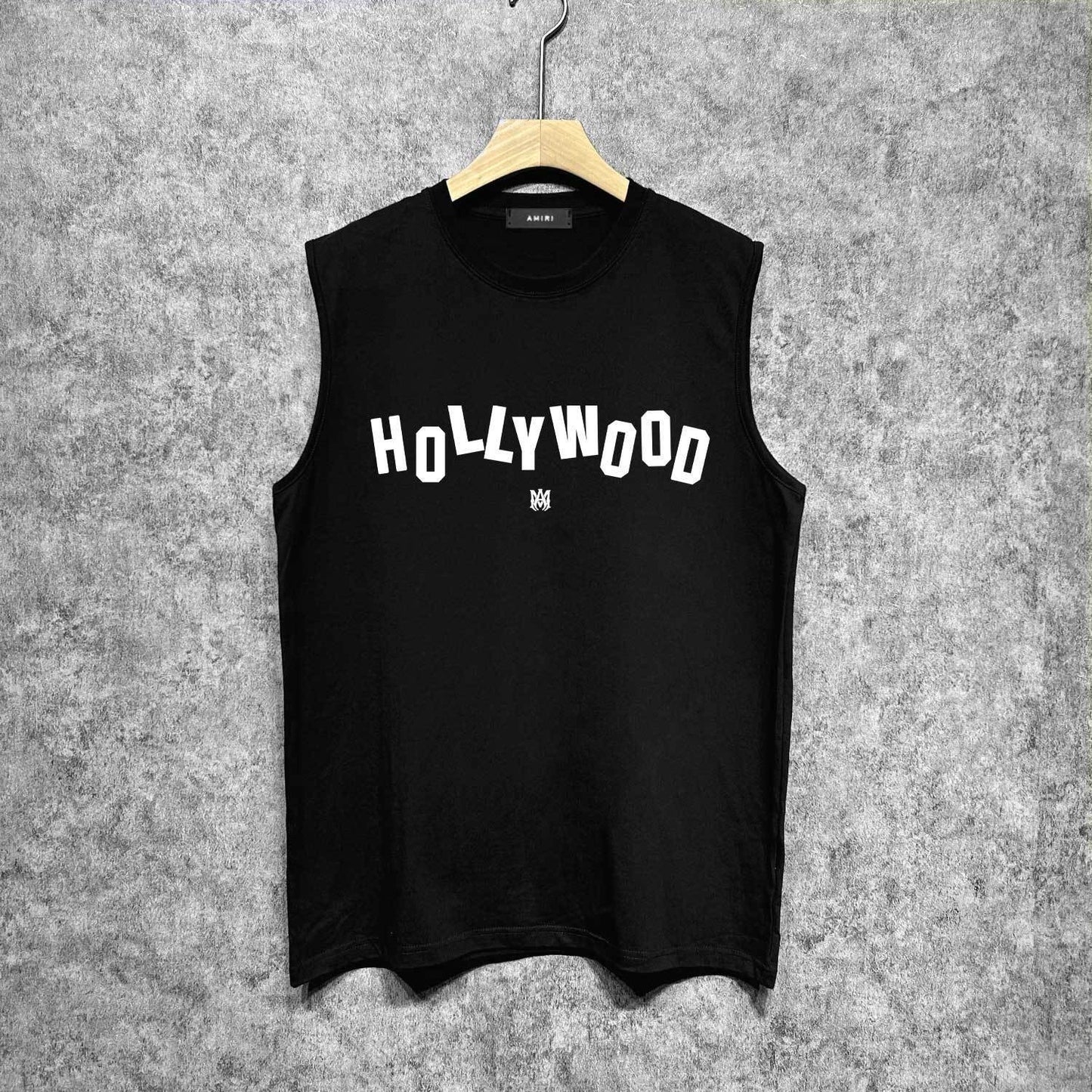Amiri tank top hollywood letterprinting