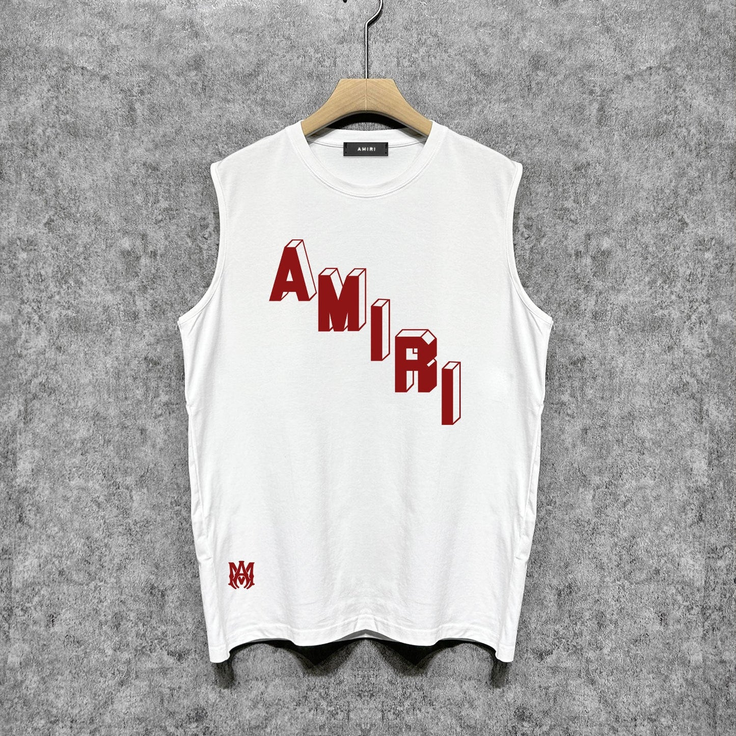 Amiri tank top stereoletter digital printing
