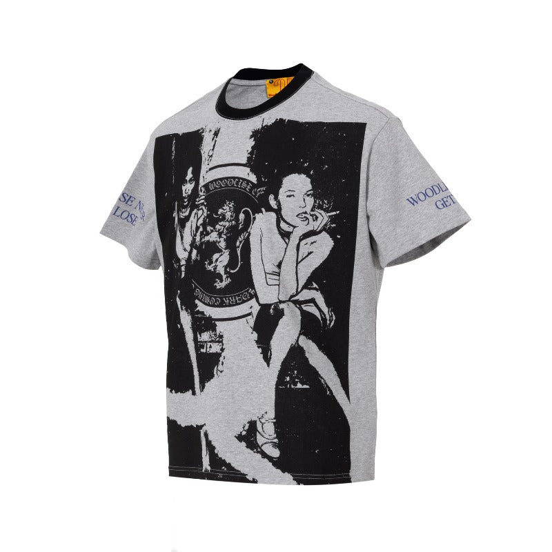 Men's t-shirts: wt american street style, unisex, premium quality, summer creative character design, men's slightly loose fit short sleeve t-shirt