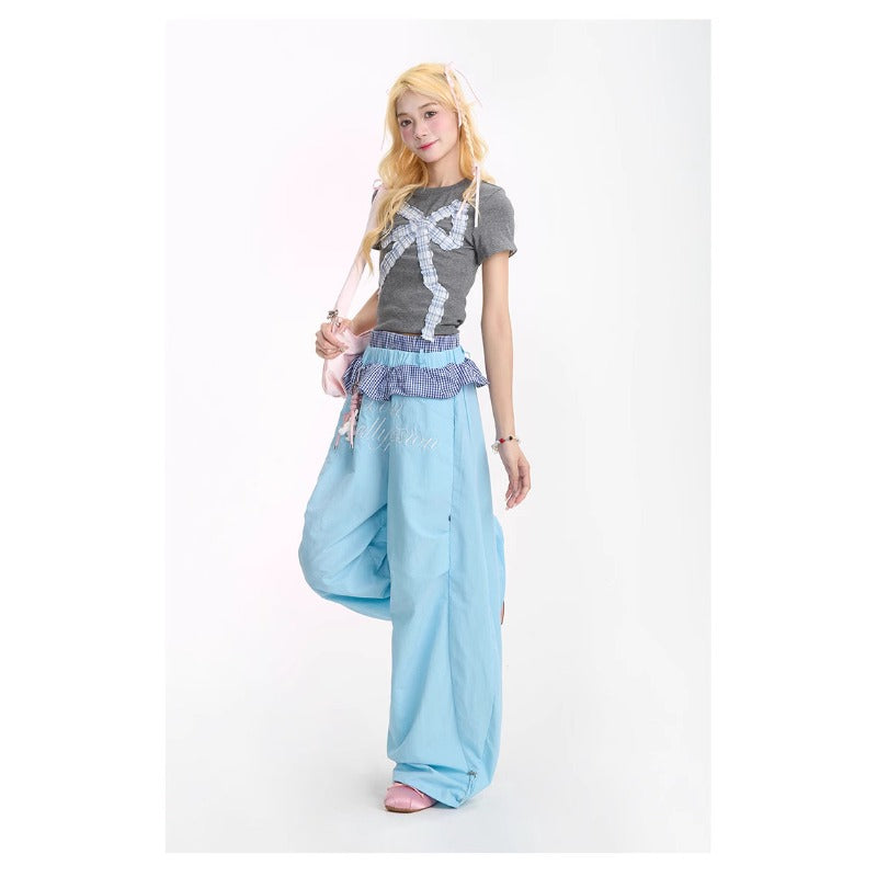 Womens casual pants vintage summer loose