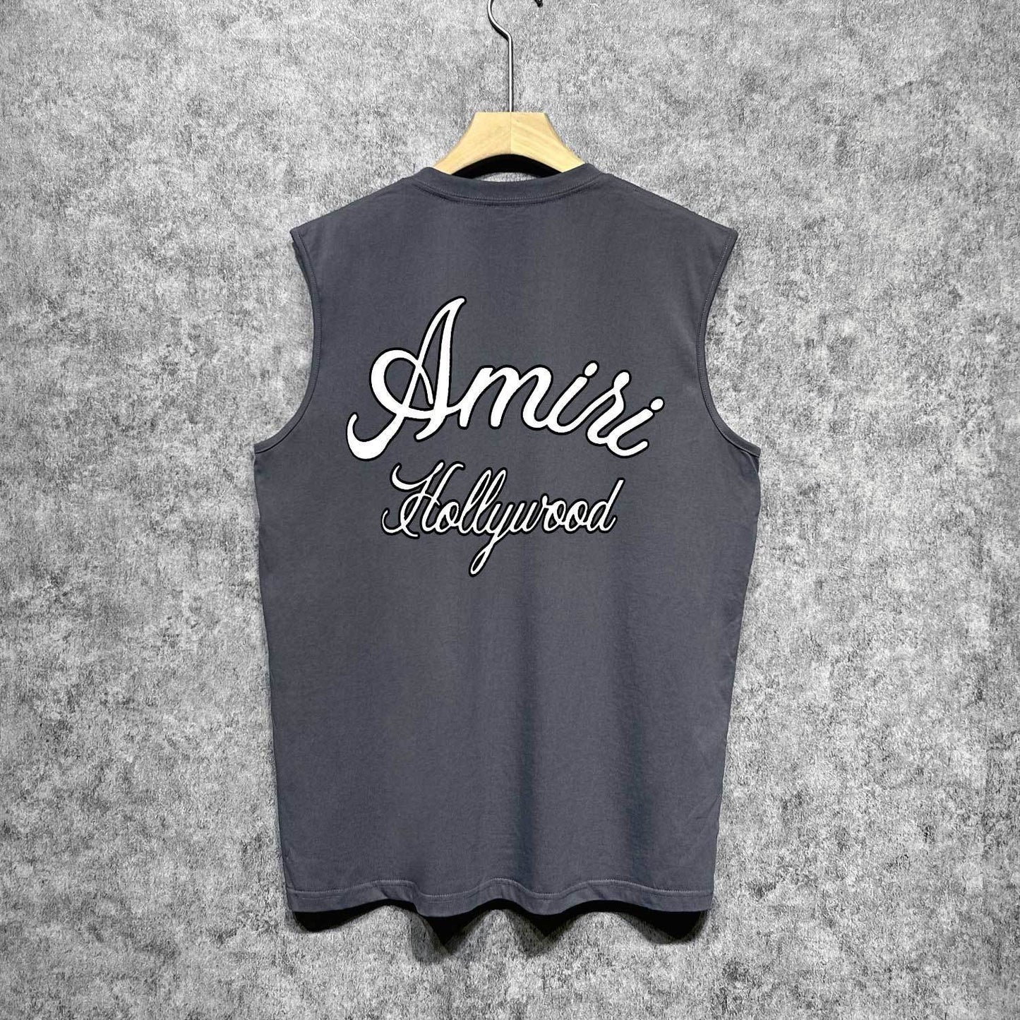 Amiri tank top letter padded printing