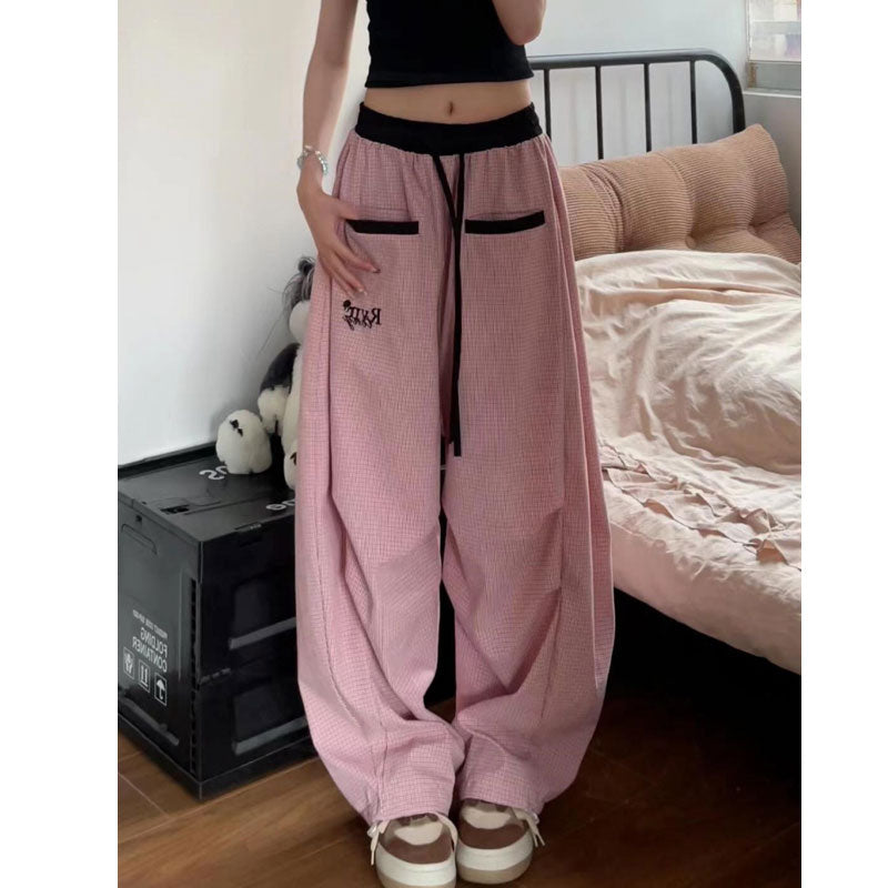 Women casual pants summer loose wide leg pants