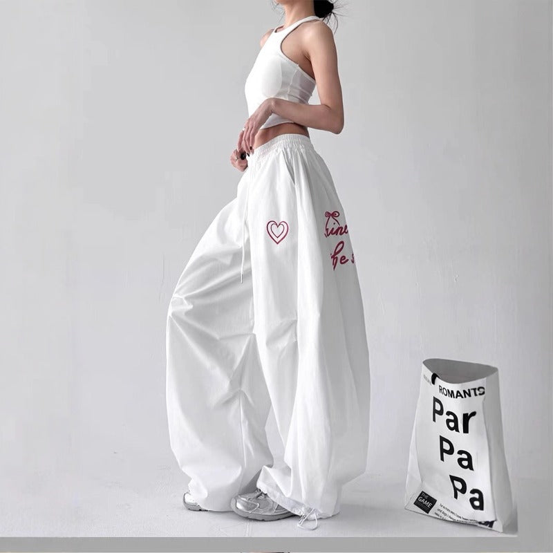 Womens casual pants loose quick-drying paratrooper pants