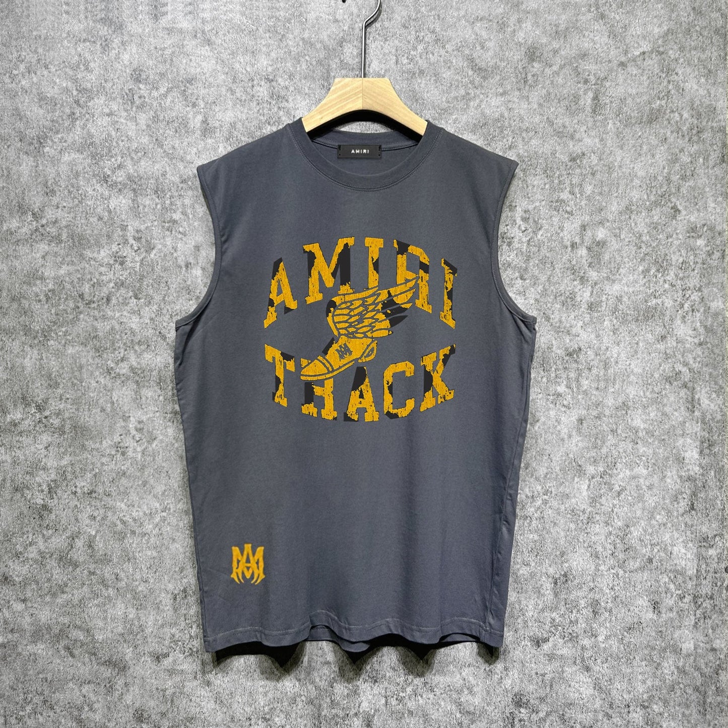 Amiri tank top winged flying shoe print