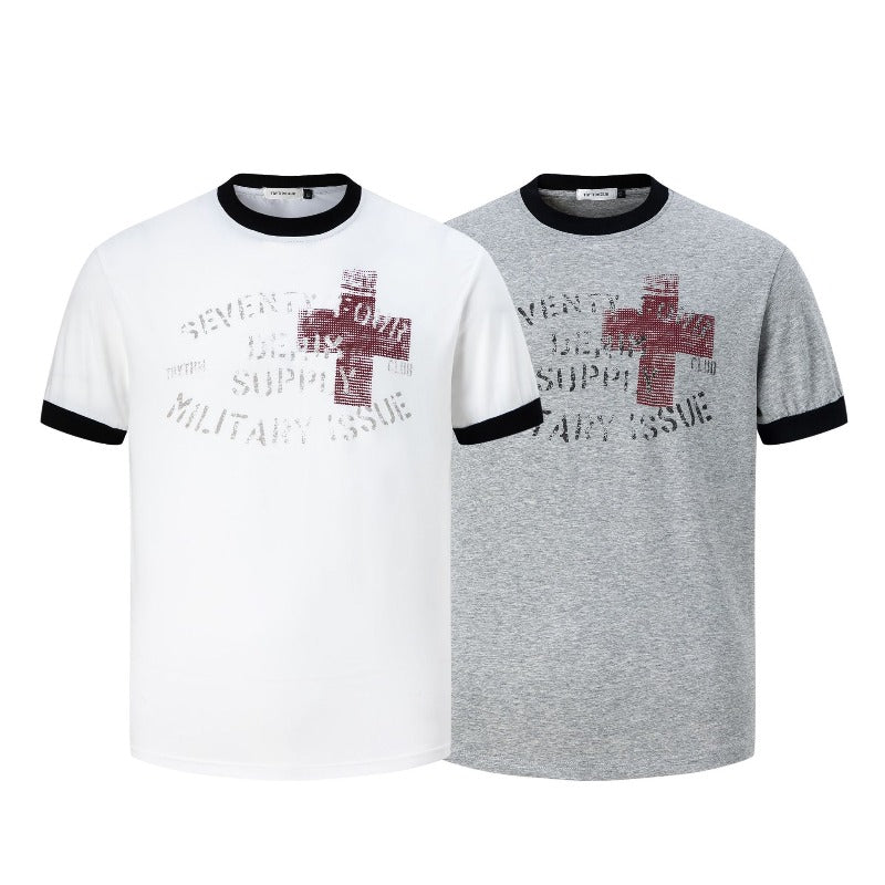 Men t shirts summer color matching