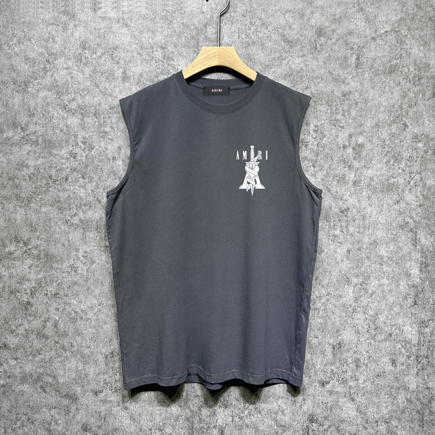 Amiri tank top sword printing