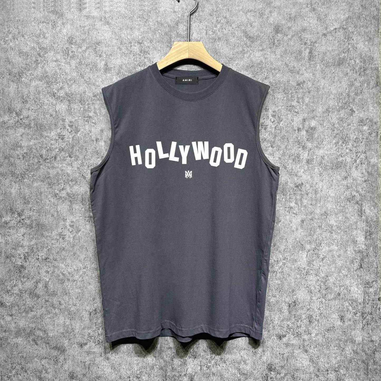 Amiri tank top hollywood letterprinting