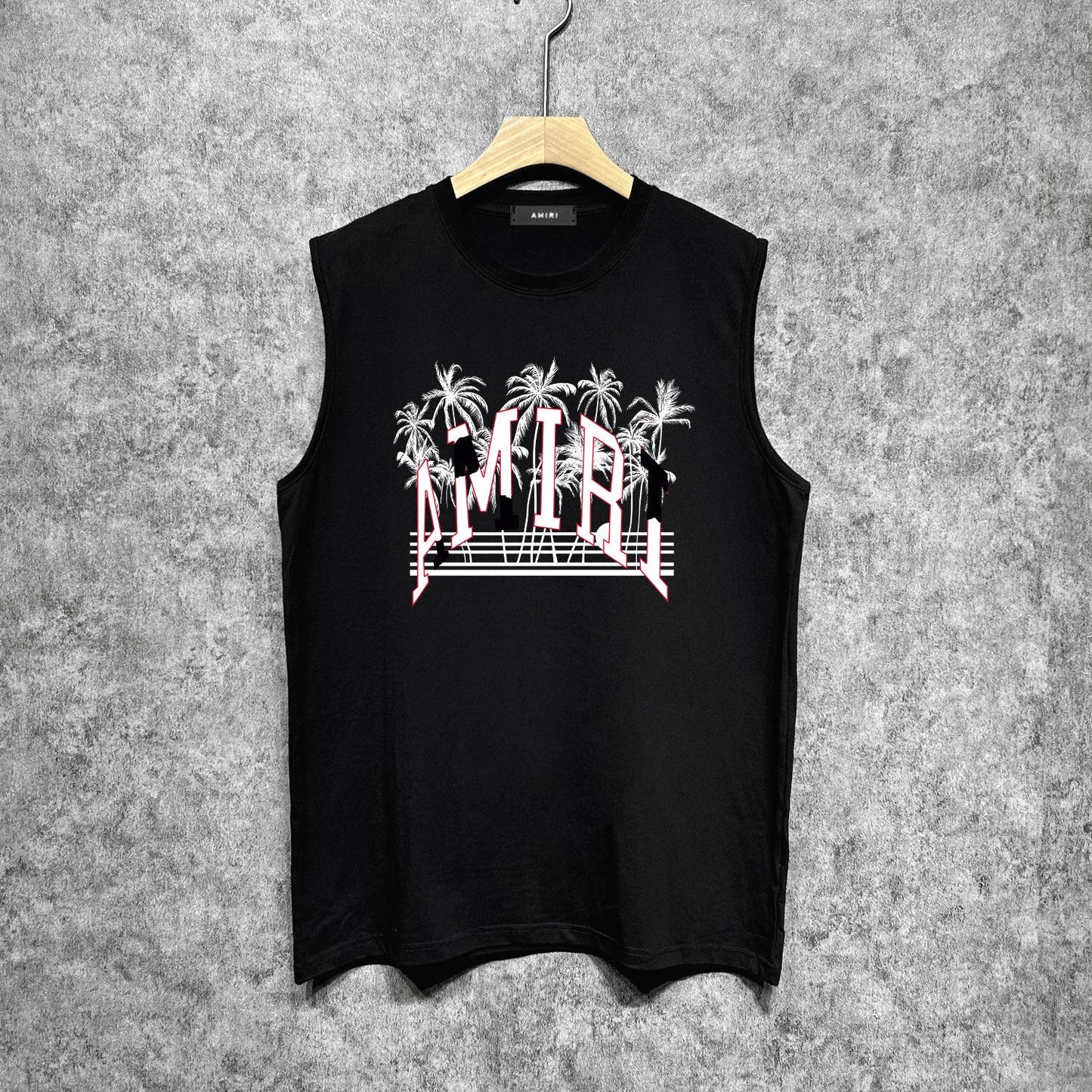 Amiri tank top coconut beach print